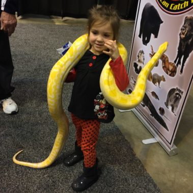 Children with snakes